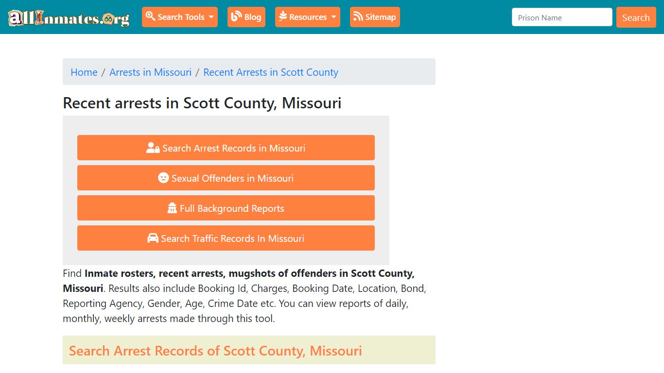 Recent arrests in Scott County, Missouri | Mugshots, Rosters, Inmates ...